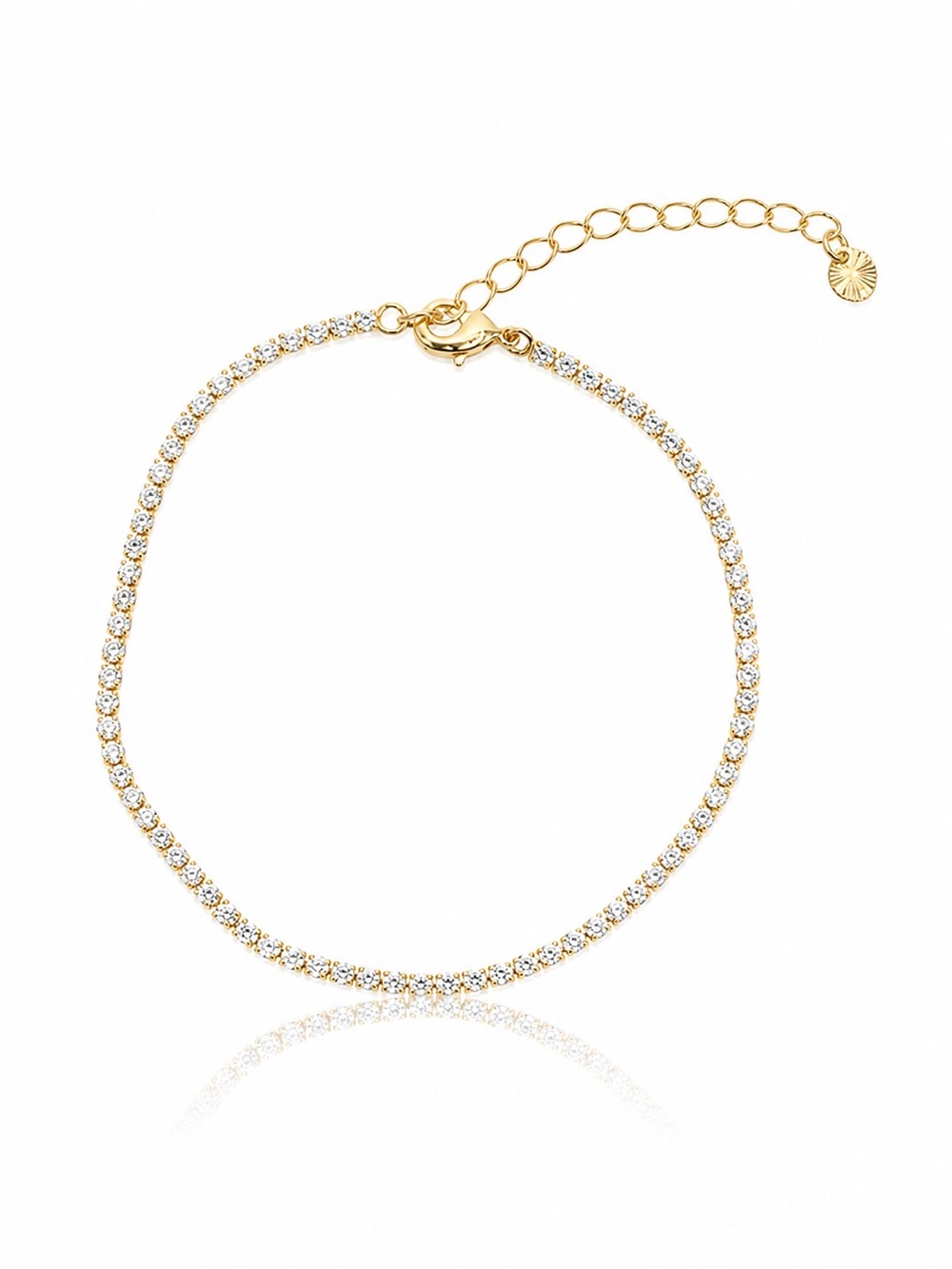Gold-Filled Tennis Anklet